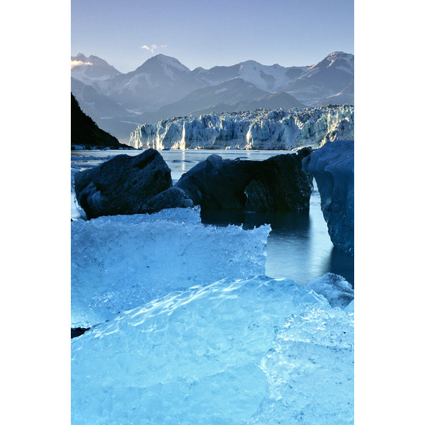 Millwood Pines Hubbard Glacier In Sunshine Wrapped Canvas Print Wayfair